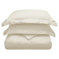 thumbnail image 1 of Superior 300 Thread Count Duvet Cover Set, King/ Cal King, Ivory, 1 of 4
