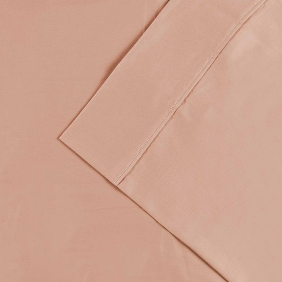 Superior 300 Thread Count Pillowcase Set, Standard, Peach