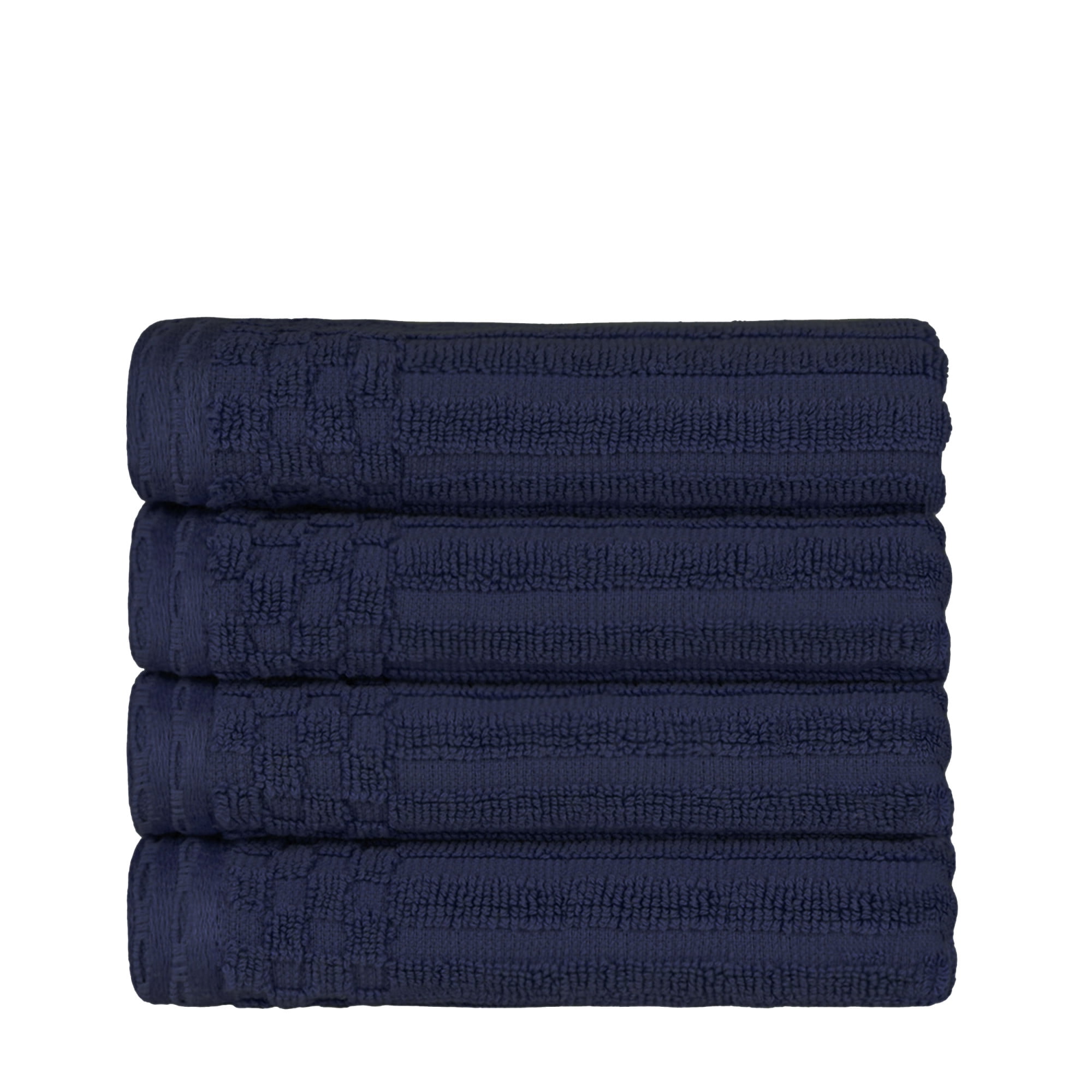 Checkered Hand Towel - Blue