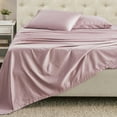 thumbnail image 1 of Superior 4-Piece 1400-1500 Thread Count Bed Sheet Set, California King, Lavender, 1 of 10