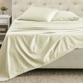 thumbnail image 1 of Superior 4-Piece 1400-1500 Thread Count Ivory Sheet Set, King, 1 of 10