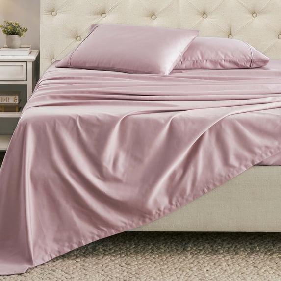 Superior 4-Piece 1400-1500 Thread Count Lavender Sheet Set, Full