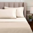 thumbnail image 1 of Superior 4-Piece 1500 Thread Count Ivory Sheet Set, Queen, 1 of 12