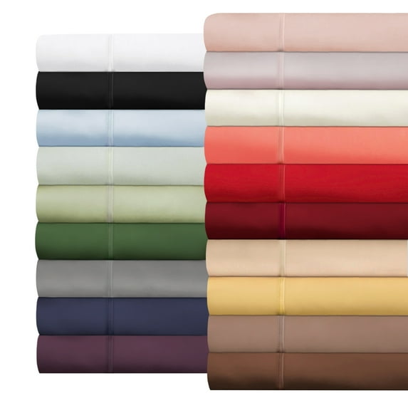 Superior 4-Piece 300 Thread Count Egyptian Cotton Sheet Set, Full, Plum