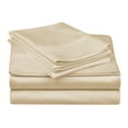 thumbnail image 1 of Superior 4-Piece 300 Thread Count Ivory Egyptian Cotton Sheet Set, Full, 1 of 8