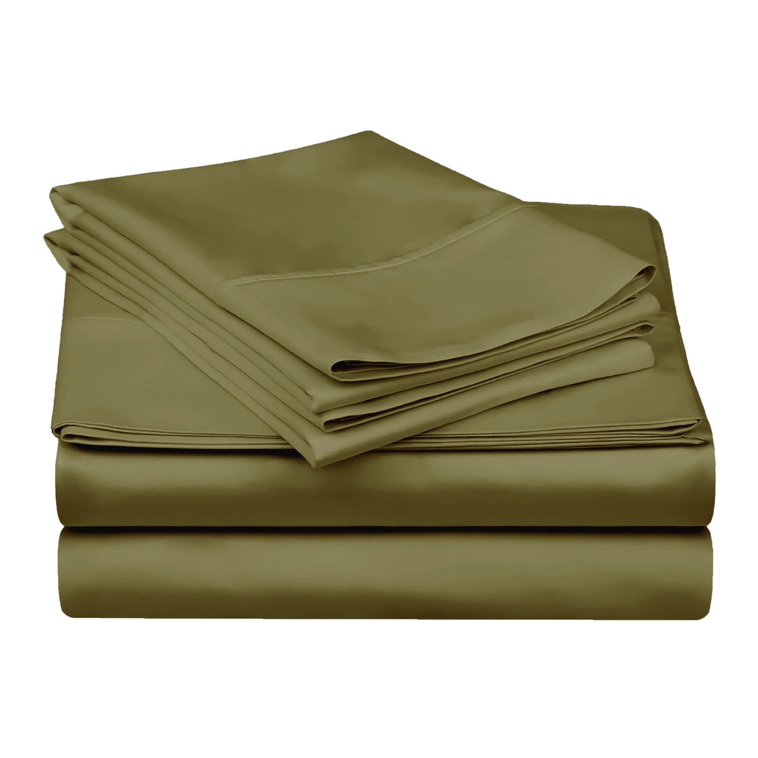 Superior 4-Piece 300 Thread Count Sage Egyptian Cotton Sheet Set, King