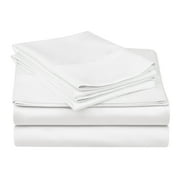 Superior 4-Piece 300 Thread Count White Egyptian Cotton Sheet Set, King