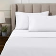 thumbnail image 1 of Superior 1000 Thread Count Egyptian Cotton Sheet Set, Deep Pocket Bed Sheets, Queen, White, 1 of 13