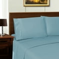thumbnail image 1 of Superior 4-Piece Lyocell Blend 1000 Thread Count Blue Sheet Set, California King, 1 of 5