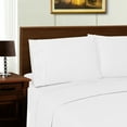 thumbnail image 1 of Superior 4-Piece Lyocell Blend 1000 Thread Count White Sheet Set, California King, 1 of 5