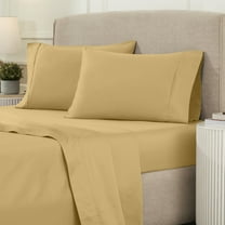 Superior Egyptian Cotton Eco-Friendly 1200 TC Sheet Set, Full, Gold