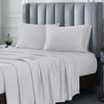 thumbnail image 1 of Superior 4-Piece Rayon From Bamboo Platinum Sheet Set, Full, 1 of 6