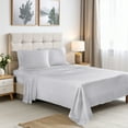 thumbnail image 1 of Superior 4-Piece Rayon From Bamboo Platinum Sheet Set, Queen, 1 of 9