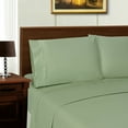 thumbnail image 1 of Superior 4-Piece Tencel Blend 600 Thread Count Sage Sheet Set, California King, 1 of 5
