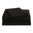 thumbnail image 1 of Superior 4-Piece Ultra-Soft Microfiber Deep Pocket Bed Sheet Set, California King, Black, 1 of 4