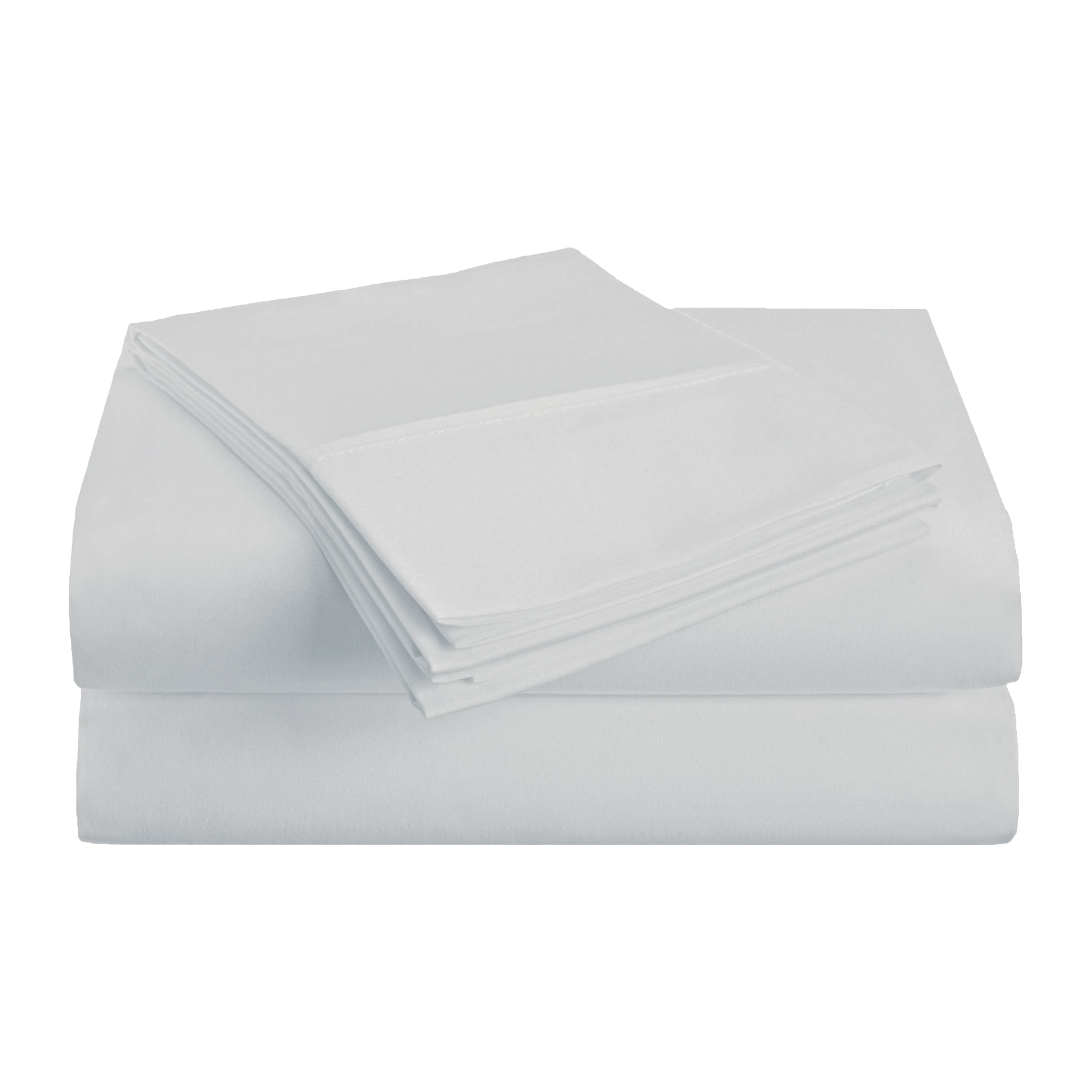 Superior 4-Piece Ultra-Soft Microfiber Deep Pocket Bed Sheet Set, King, Chrome