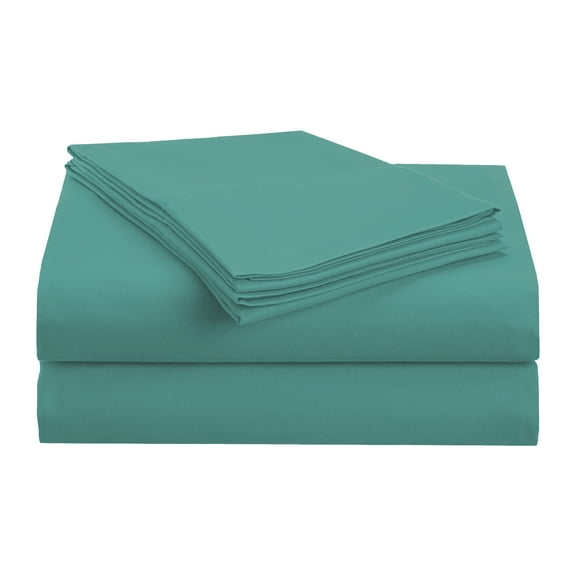 Superior 4-Piece Ultra-Soft Microfiber Deep Pocket Bed Sheet Set, King, Teal