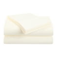 thumbnail image 1 of Superior 4-Piece Ultra-Soft Microfiber Deep Pocket Bed Sheet Set, Queen, Ivory, 1 of 5