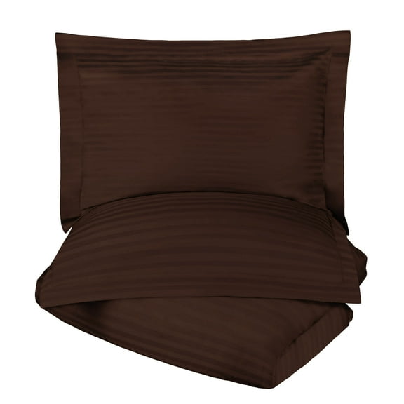 Superior 400 Thread Count Duvet Cover Set, Mocha, King/ California King