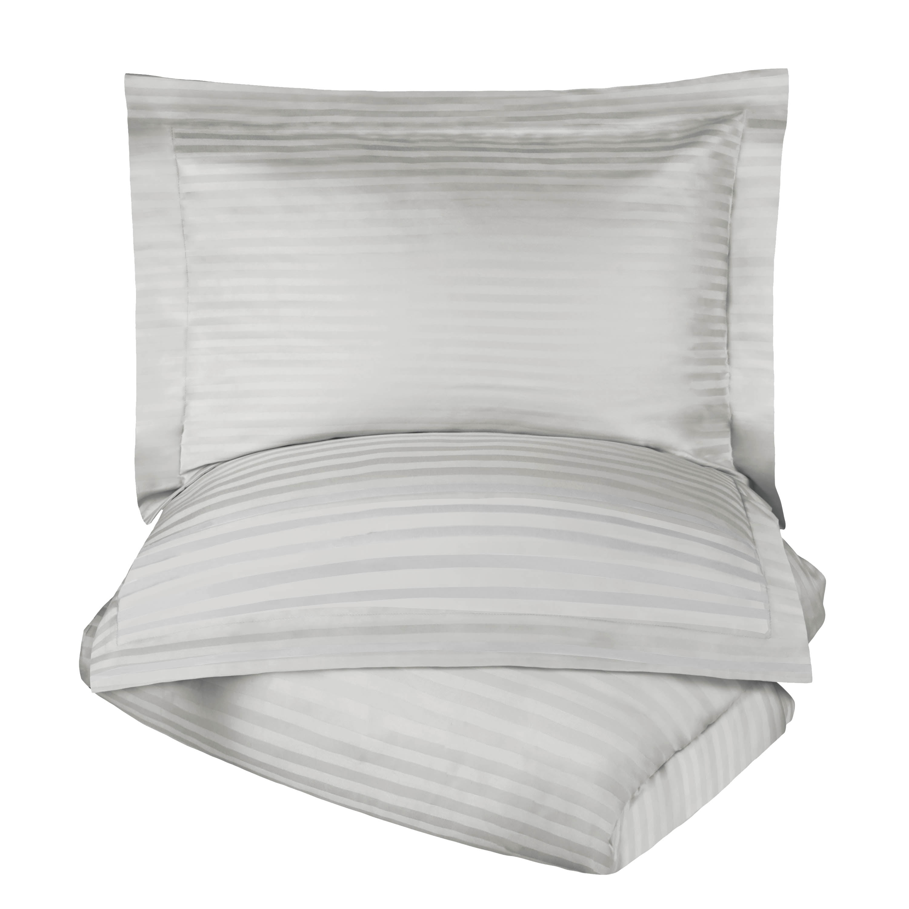 Superior Platinum Egyptian Cotton 400 Thread Count Full/Queen Duvet Cover Set