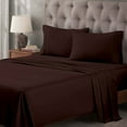 thumbnail image 1 of Superior Egyptian Cotton 400 Thread Count Deep Pocket Sheet Set, Full Size, Mocha, 1 of 9