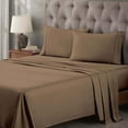 thumbnail image 1 of Superior Egyptian Cotton 400 Thread Count Deep Pocket Sheet Set, Queen Size, Taupe, 1 of 9