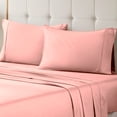 thumbnail image 1 of Superior 400 Thread Count Pink Egyptian Cotton Pillowcase Set, Standard, 1 of 5
