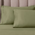 thumbnail image 1 of Superior 1000 Thread Count Egyptian Cotton Pillowcases Soft Breathable Set of 2, Sage, King, 1 of 7