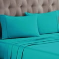 thumbnail image 1 of Superior Egyptian Cotton 300 Thread Count Pillowcases, Set of 2, King, Teal, 1 of 5