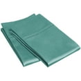thumbnail image 1 of Superior 400 Thread Count Teal Egyptian Cotton Pillowcase Set, King, 1 of 3
