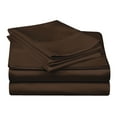 thumbnail image 1 of Superior 5-Piece 300 Thread Count Egyptian Cotton Sheet Set, Split King, Mocha, 1 of 7