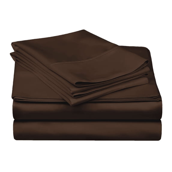 Superior 5-Piece 300 Thread Count Egyptian Cotton Sheet Set, Split King, Mocha