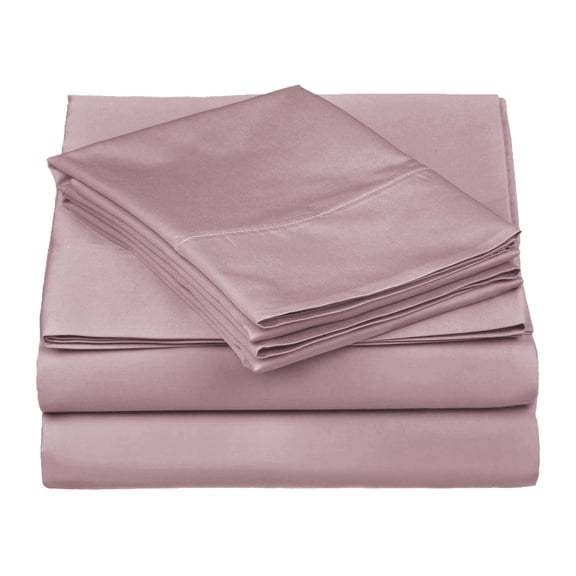 Superior Egyptian Cotton 530 Thread Count Deep Pocket Sheet Set, Full Size, Lavender