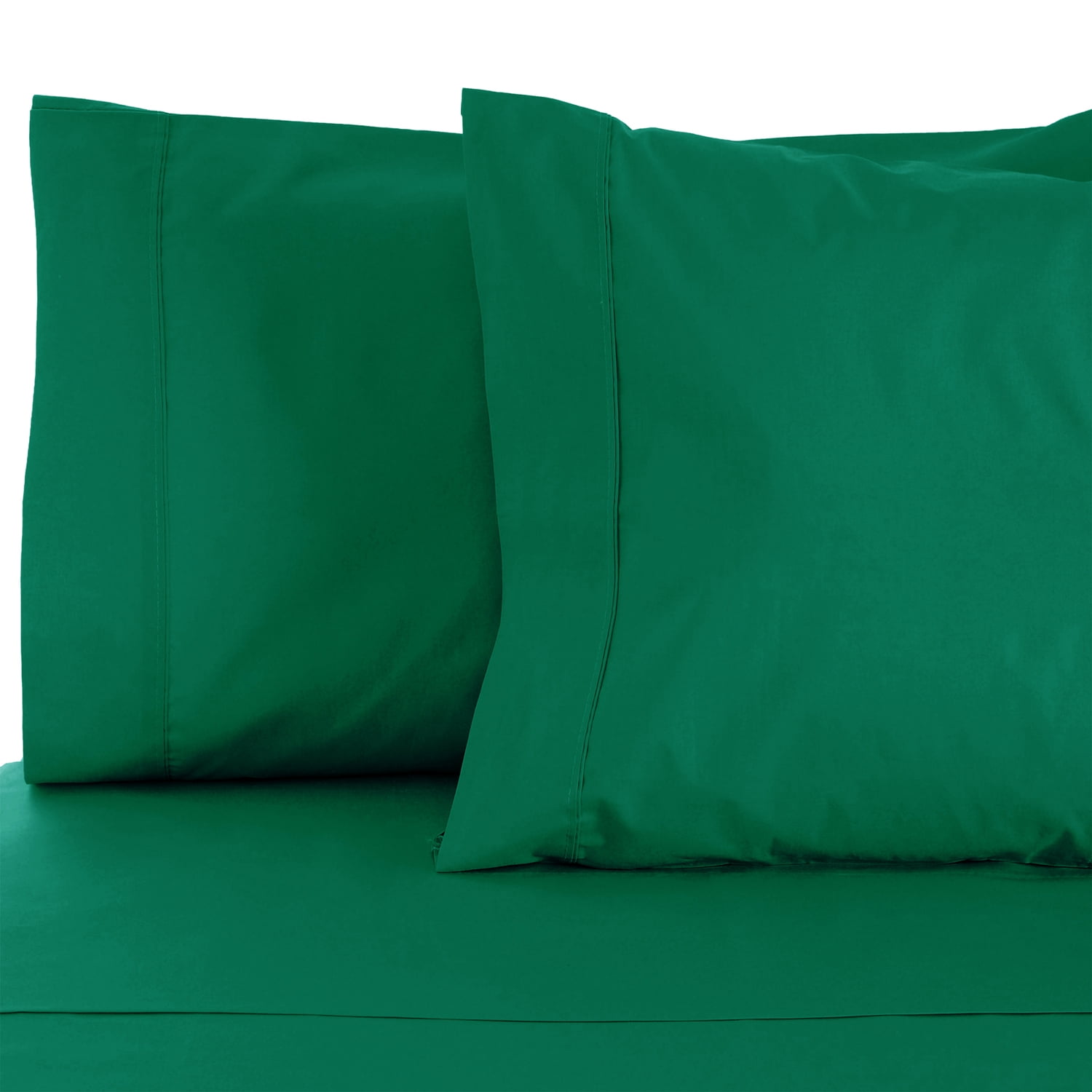 Superior 530 Thread Count Green Egyptian Cotton Pillow Cases, Standard