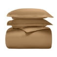 thumbnail image 1 of Superior Cotton Blend 600 Thread Count Duvet Cover Set, Twin, Taupe, 1 of 5