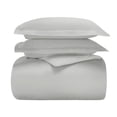 thumbnail image 1 of Superior Cotton Blend 600 Thread Count Duvet Cover Set, King/ California King, Platinum, 1 of 5