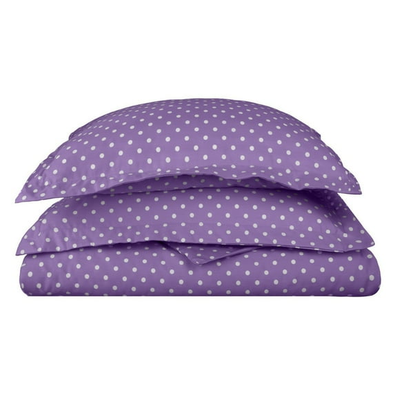 Superior 600 Thread Count Lilac Duvet Cover Set, Twin (2 Count)