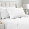 thumbnail image 1 of Superior Cotton Blend 600 Thread Count Pillowcase Set of 2, King Size, White, 1 of 4