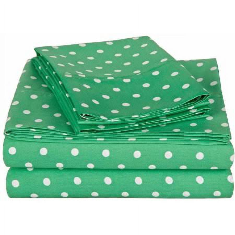 Superior 600 Thread Counts Moray Polka Dot CottonBlend Deep Pocket
