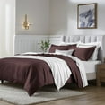 thumbnail image 1 of Superior 650 Thread Count Egyptian Cotton Duvet Cover Set, Plum, Twin, 1 of 7