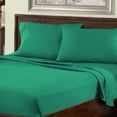 thumbnail image 1 of Superior Cotton Blend 800 Thread Count Sheet Set, California King, Hunter Green, 1 of 5