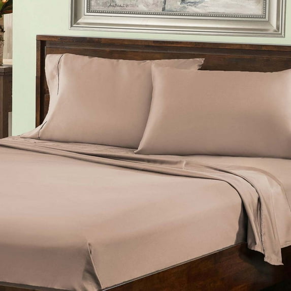 Superior Cotton Blend 800 Thread Count Sheet Set, California King, Taupe