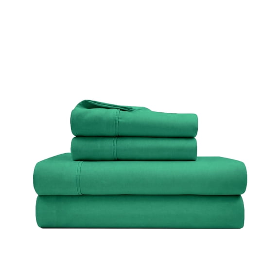 Superior Cotton Blend 800 Thread Count Sheet Set, Twin XL, Hunter Green