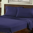 thumbnail image 1 of Superior Cotton Blend 800 Thread Count Sheet Set, Twin XL, Navy Blue, 1 of 6