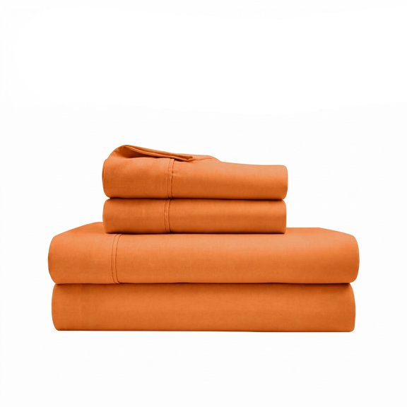 Superior Cotton Blend 800 Thread Count Sheet Set, Twin XL, Rust