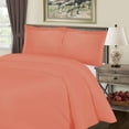 thumbnail image 1 of Superior Cotton Blend 800 Thread Count Duvet Cover Set, Full/ Queen, Coral, 1 of 4