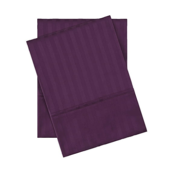 Superior 800 Thread Count Plum Egyptian Cotton Pillow Cases, Standard (2 Count)