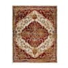 thumbnail image 1 of Superior Abena Traditional Medallion Indoor Area Rug, 5' x 8', Cream/ Rust, 1 of 7