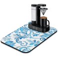 thumbnail image 1 of Superior Absorption & Quick Drying 19.5x12in Diatom Mud Drying Mat LowProfile, Waterproof, SlipResistant with Decorative Pattern Easy to Clean & Trimmable Kitchen Counter, 1 of 7