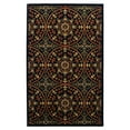 thumbnail image 1 of Superior Abstract Geometric Medallion Floral Power-Loomed Indoor Area Rug, Midnight Blue, 4' x 6', 1 of 4